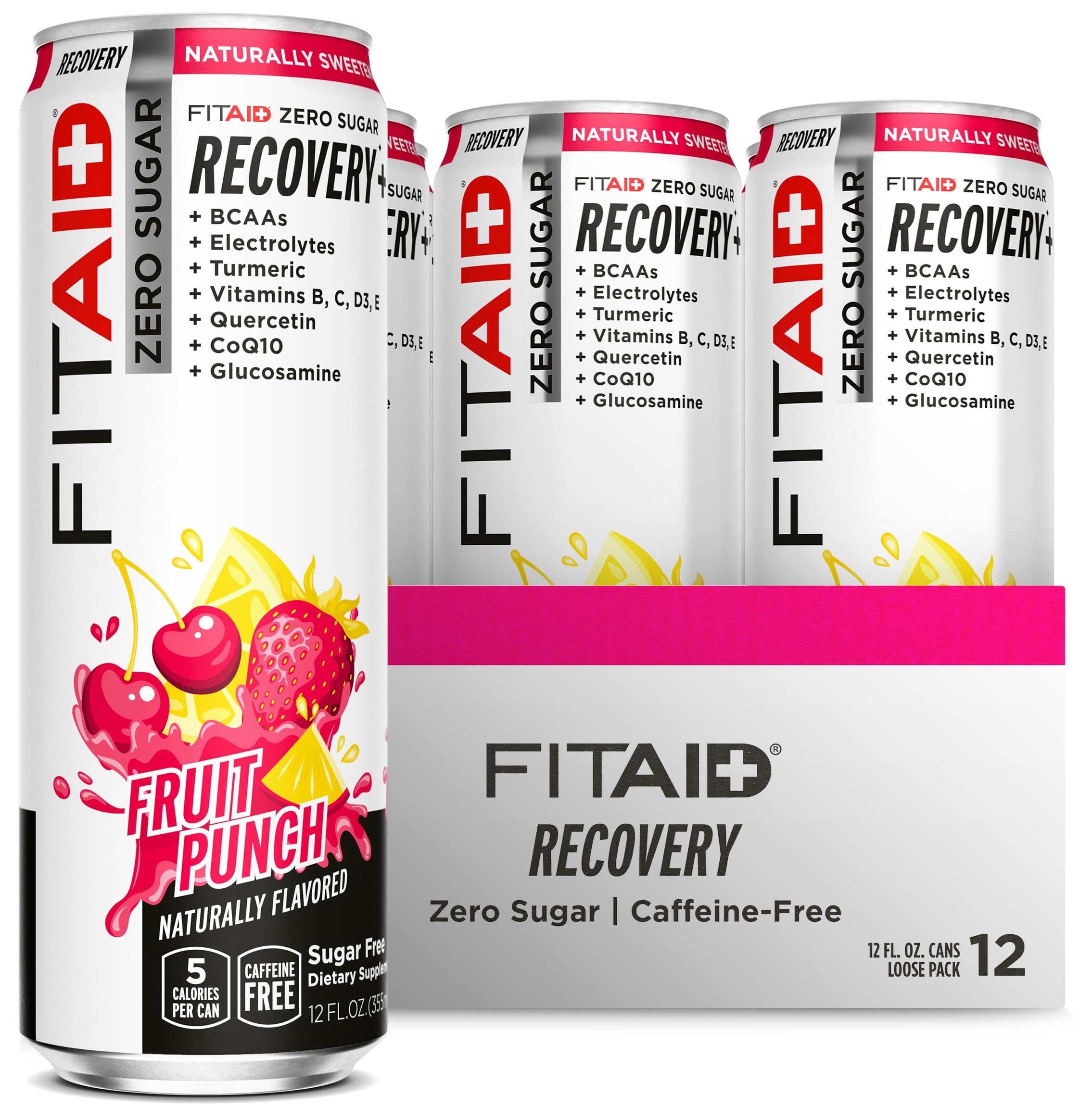 LifeAID Fitaid bottle Fruit Punch for post-workout refreshment