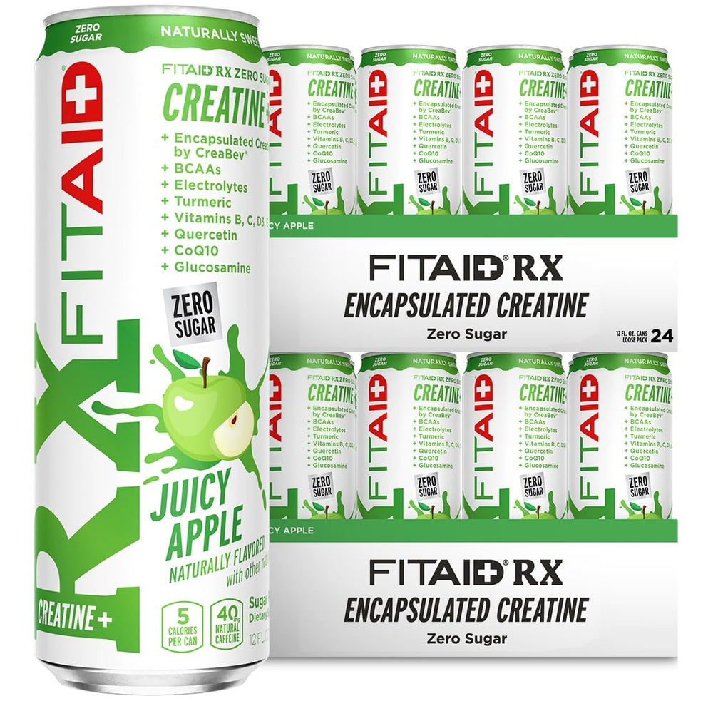 LIFEAID FITAID RX Zero Sugar bottle being poured after training for recovery.