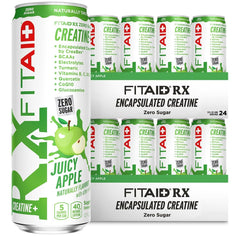 LIFEAID FITAID RX Zero Sugar bottle being poured after training for recovery.