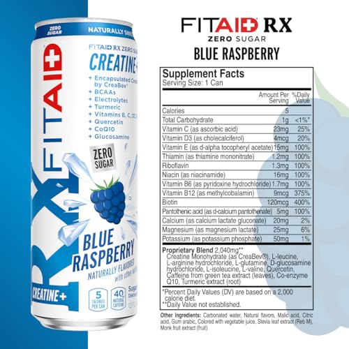LifeAid FITAID RX Zero Sugar pack front display emphasizes 24 pack convenience