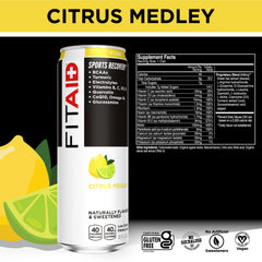 Rainbow pack front display showing multiple FITAID blends.