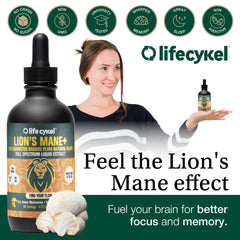 Life Cykel double extraction potency dropper improves absorption and effectiveness