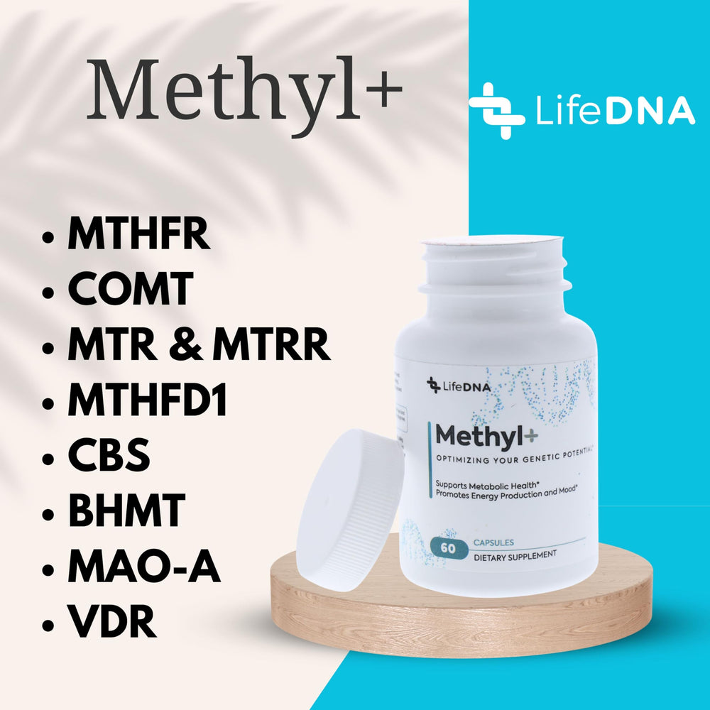 LIFEDNA Methyl TMG 650mg tablet visual indicating homocysteine-support potential