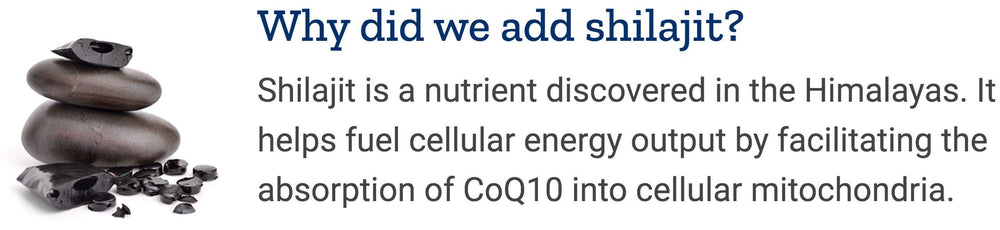 Bioavailable ubiquinol CoQ10 improves absorption and daily vitality