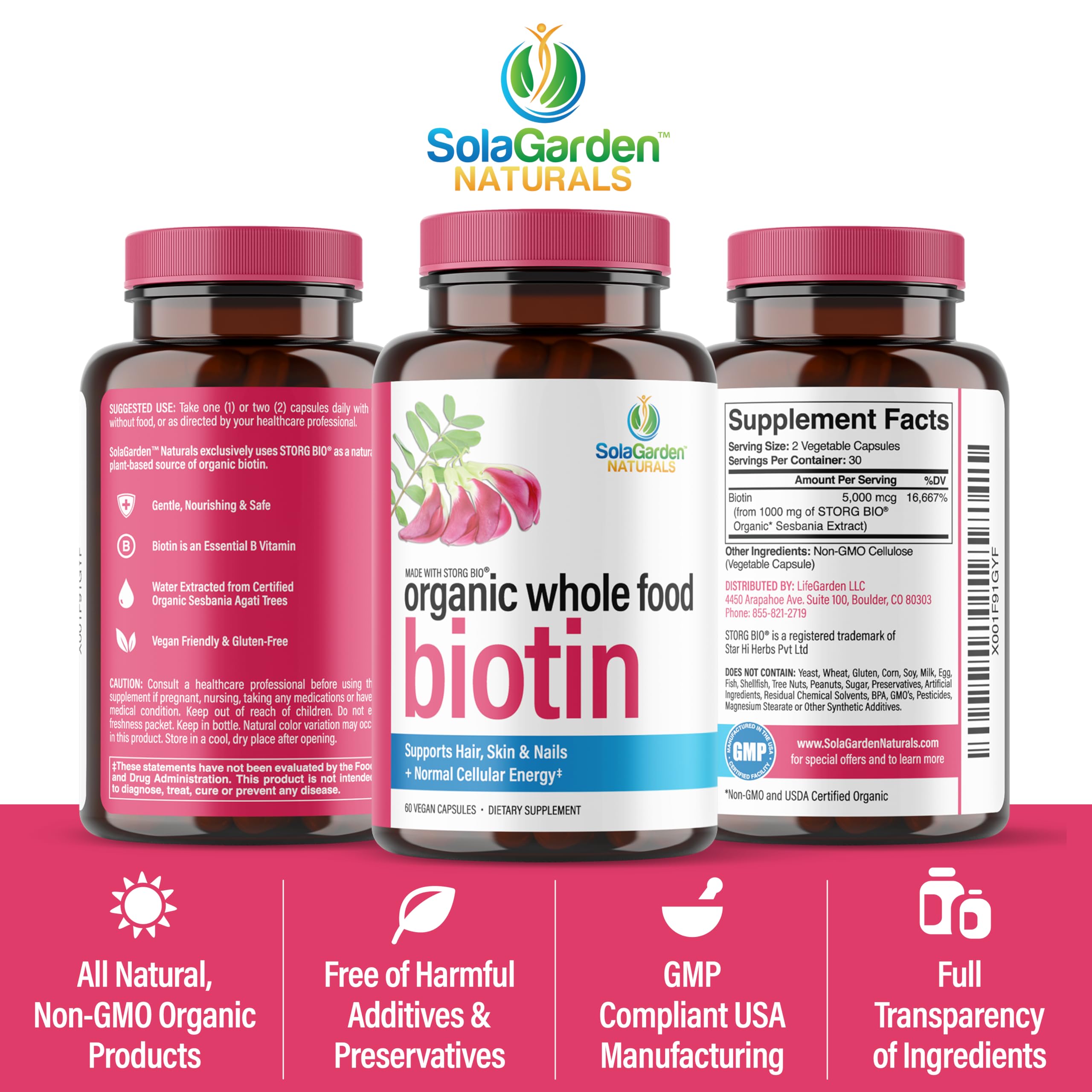 LifeGarden Naturals vegan-friendly biotin supports plant-based wellness