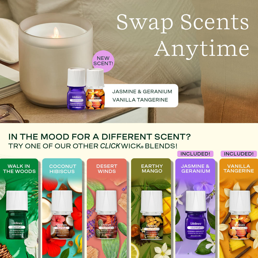 Lifelines diffuser charging via USB for extended aroma sessions