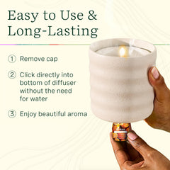 Lifelines packaging shows two ClickWick blends with cordless diffuser