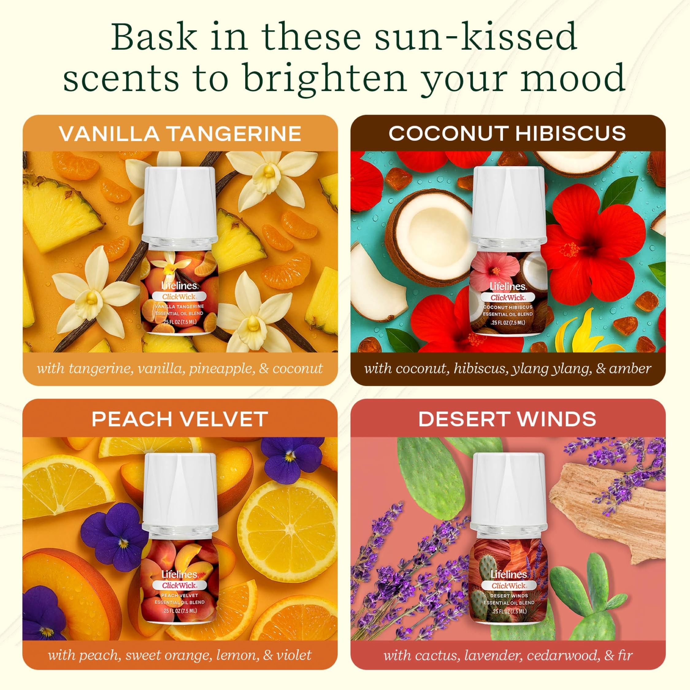 Coconut Hibiscus blend in diffuser with tropical scent profile.