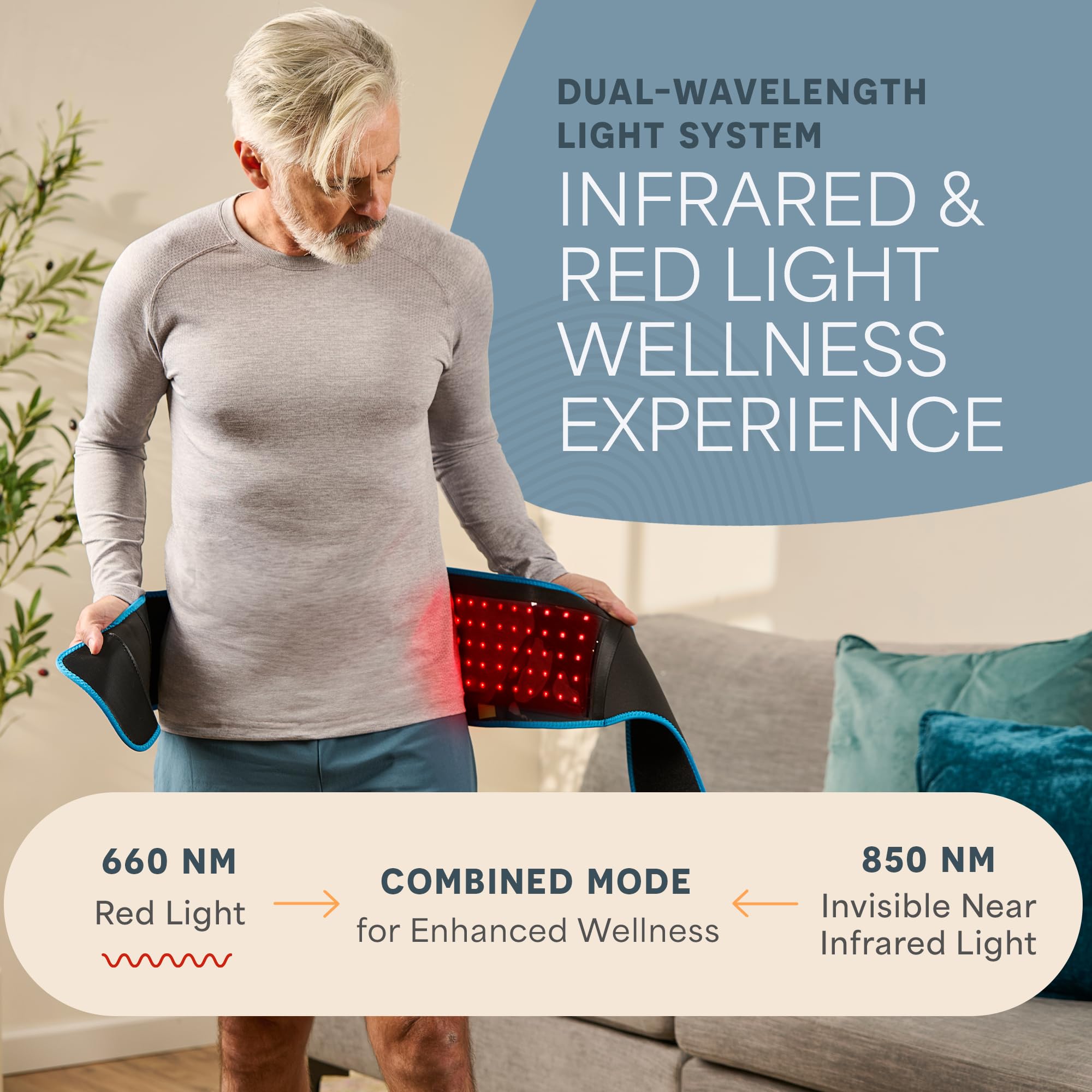 LifePro Allevared Belt adjustable straps ensure a snug fit.