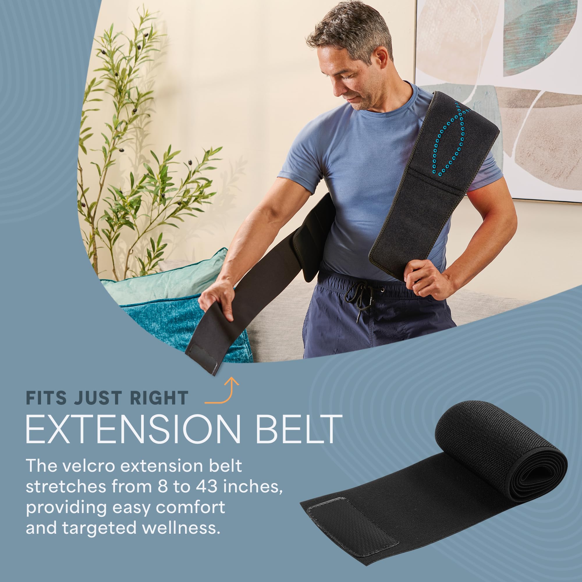 LifePro Allevared Belt on-the-go wellness companion for travel and office use