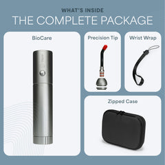 LifePro compact, travel-friendly red light wand ready to use