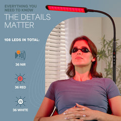 LifePro Lumaglow near infrared therapy panel for deeper muscle comfort