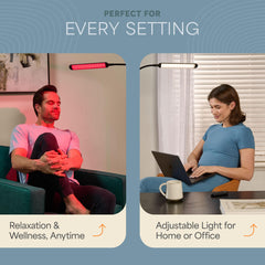 LifePro Lumaglow reading light mode for focused study or pages