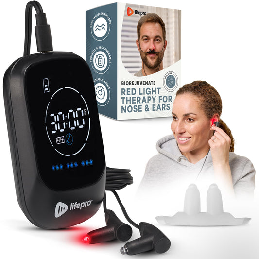 LifePro Respirelief nasal device front view for on-the-go sinus support