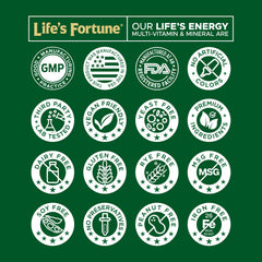 Life's Energy is produced in a USA GMP facility.