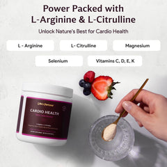 Life's Fortune powder dissolving in water with smooth texture and pleasant aroma