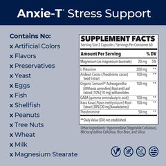 LifeSeasons Anxie-T capsules array reflects a simple routine.