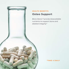 LifeSeasons Bone Densi-T packaging showing easy-dispense design for simple daily dosing