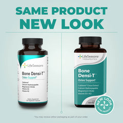 LifeSeasons Bone Densi-T packaging emphasizes quality and purity