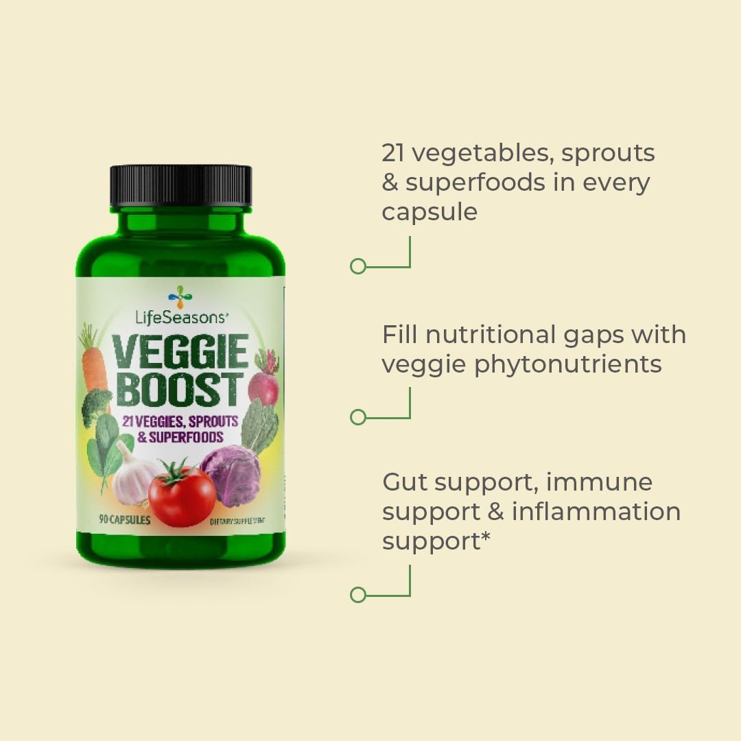 LifeSeasons Fruits & Veggies pack of two bottles for complete daily nutrition bundle