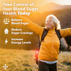 LifeSeasons GS Stabili-T bottle label shows chromium and cinnamon for balanced metabolism.