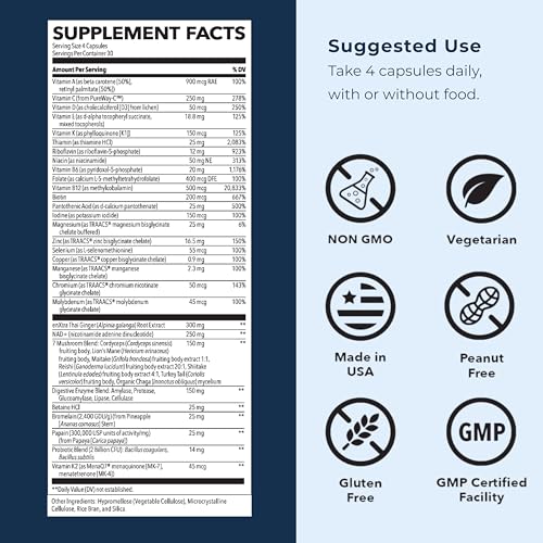 LifeSeasons Men's Multivitamin capsules closeup for daily performance