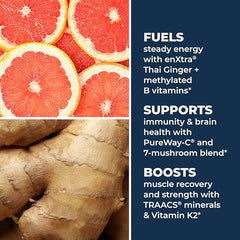 LifeSeasons Men's Multivitamin label closeup shows PureWay-C and NAD+