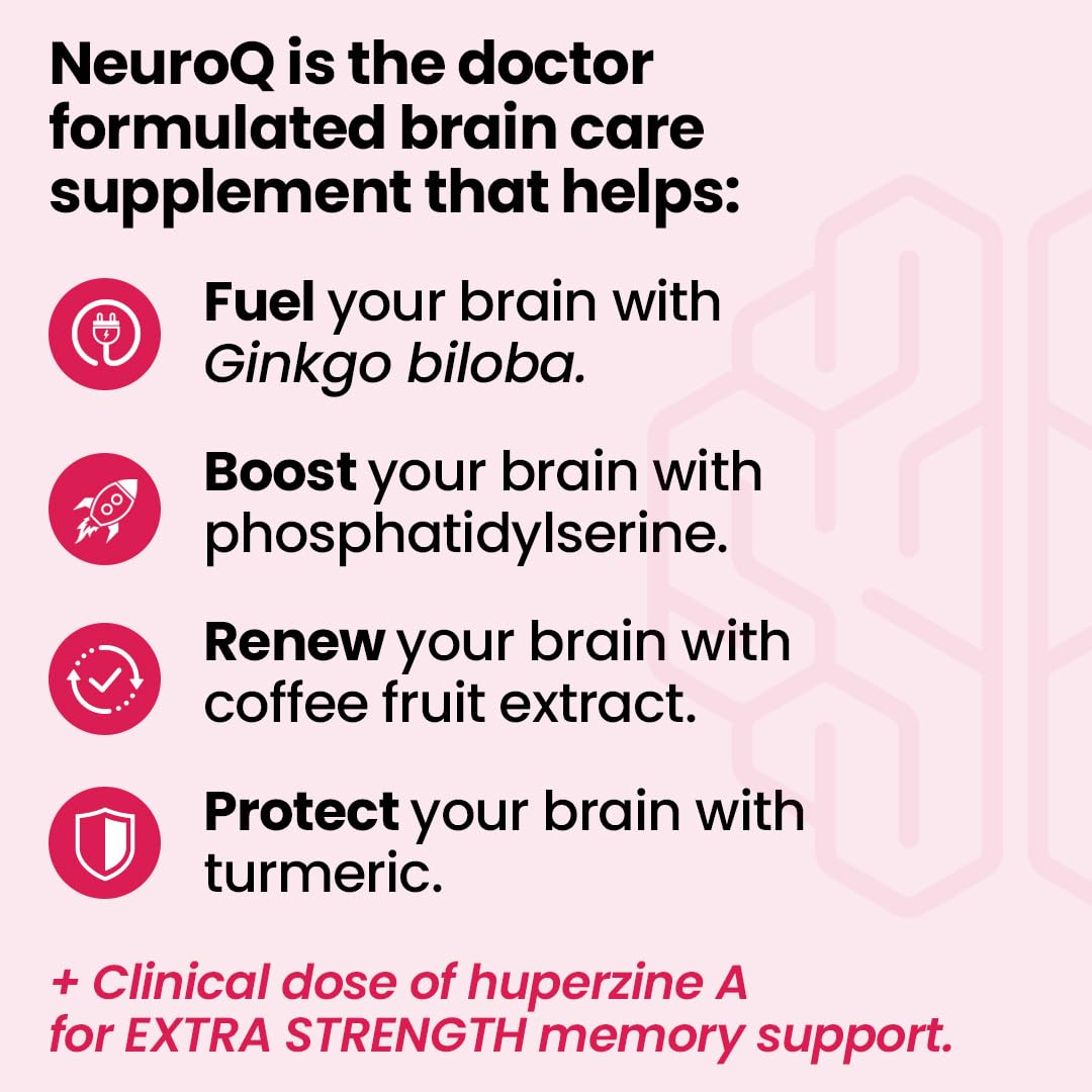 LifeSeasons NeuroQ capsules close-up for sharper recall and concentration