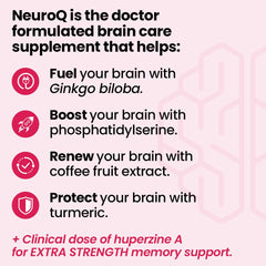 LifeSeasons NeuroQ capsules close-up for sharper recall and concentration