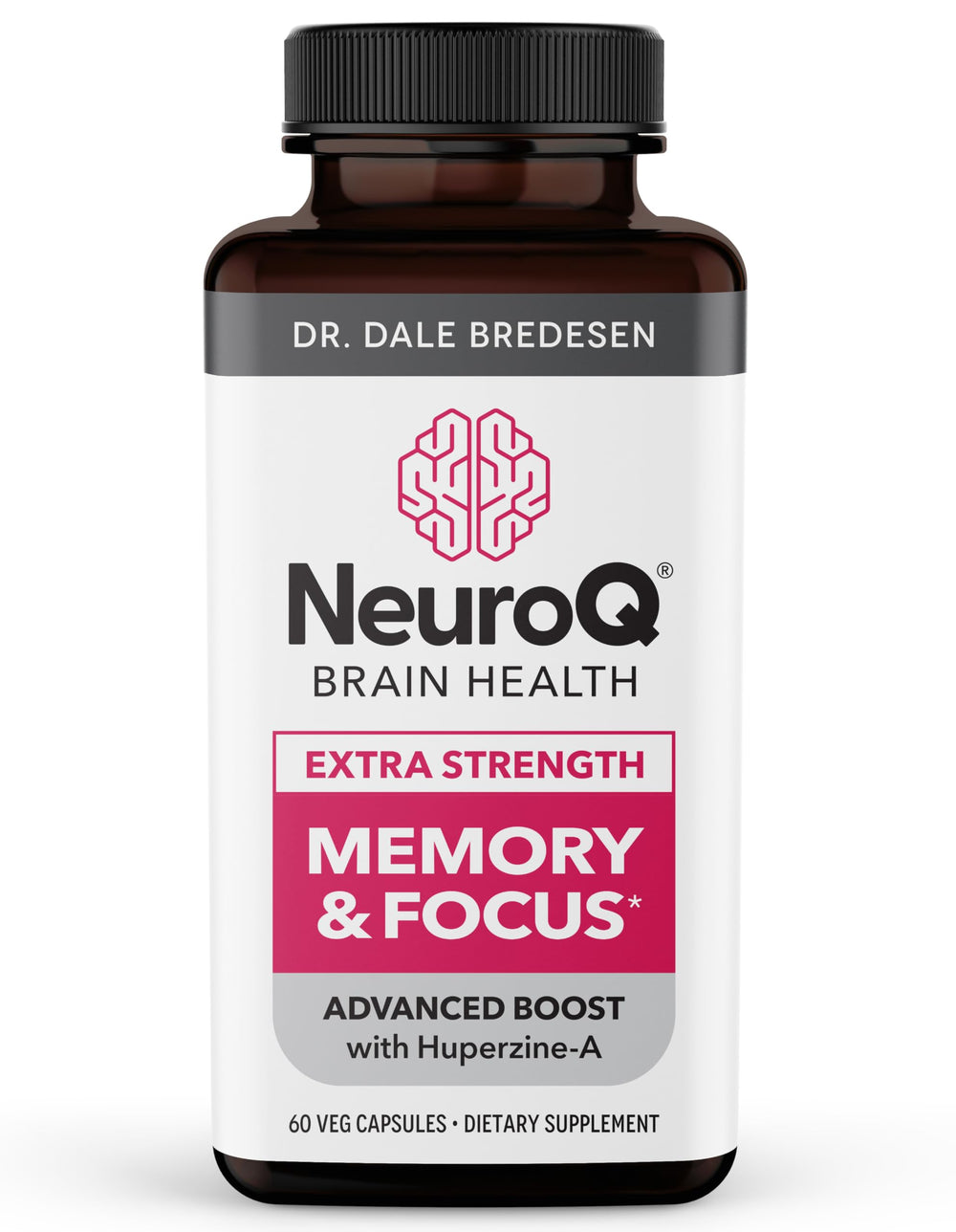LifeSeasons NeuroQ Memory & Focus bottle front view for daily brain support