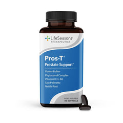 LifeSeasons Pros-T bottle front view for everyday prostate support