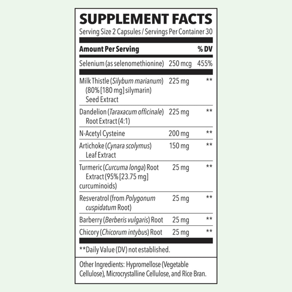 LifeSeasons Puri-T label pack communicates dosage and benefits clearly.
