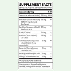 LifeSeasons Puri-T label pack communicates dosage and benefits clearly.