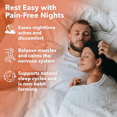 Close-up of LifeSeasons Relieve-R PM capsules for sleep support.