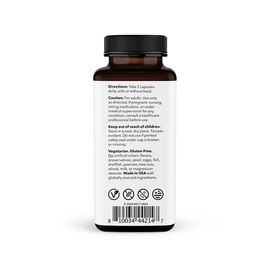 LifeSeasons Rest-ZZZ capsules closeup highlight melatonin and chamomile for restful nights.