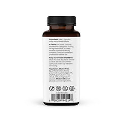 LifeSeasons Rest-ZZZ capsules closeup highlight melatonin and chamomile for restful nights.