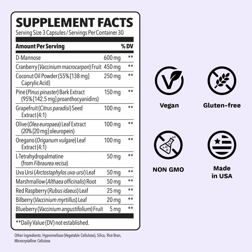 LifeSeasons Urinari-X bottle label highlights 90 capsules for monthly use.
