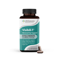 LifeSeasons Visibili-T Extra Strength bottle front showing eye support label