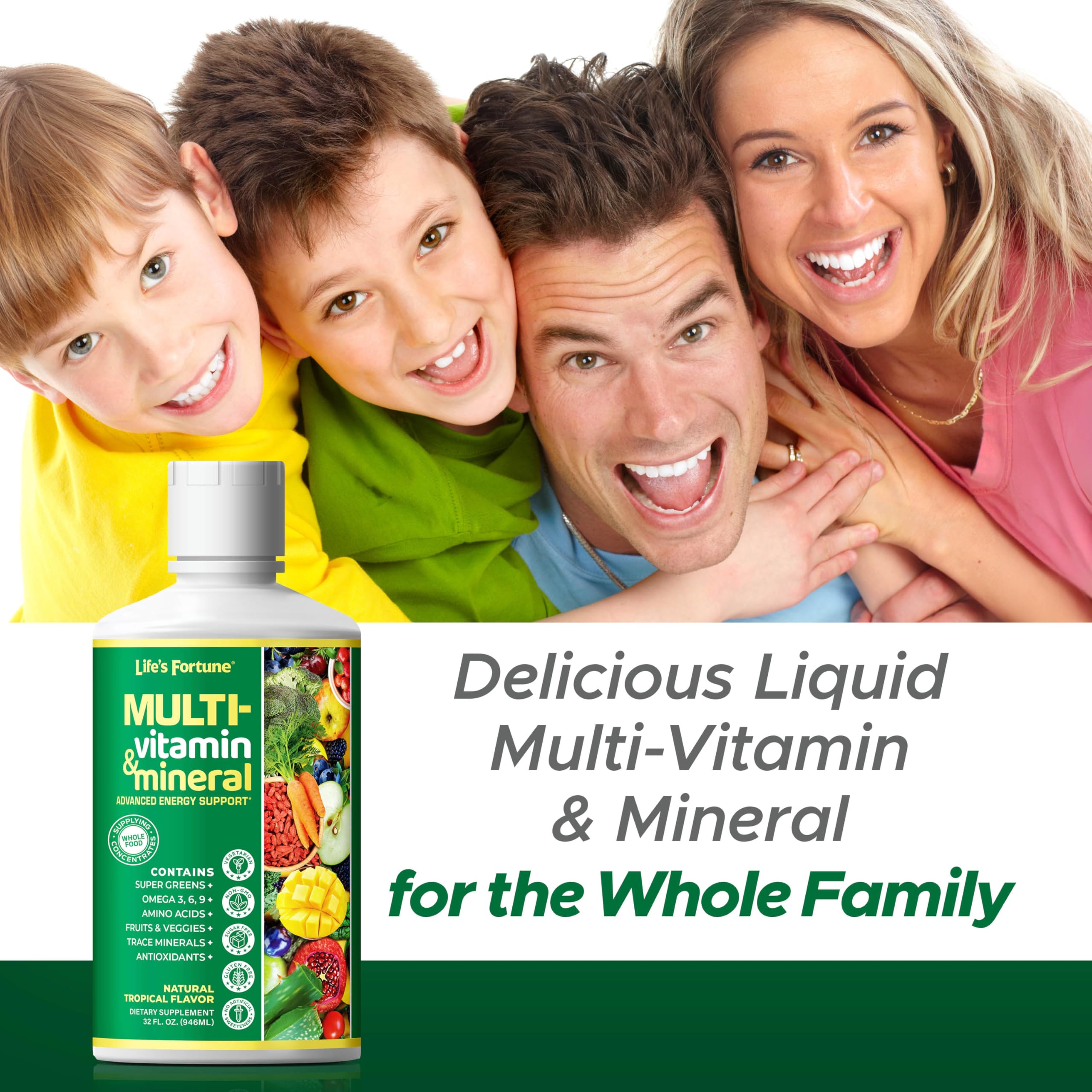 Life's Fortune liquid multivitamin morning routine shot conveys convenience for busy days