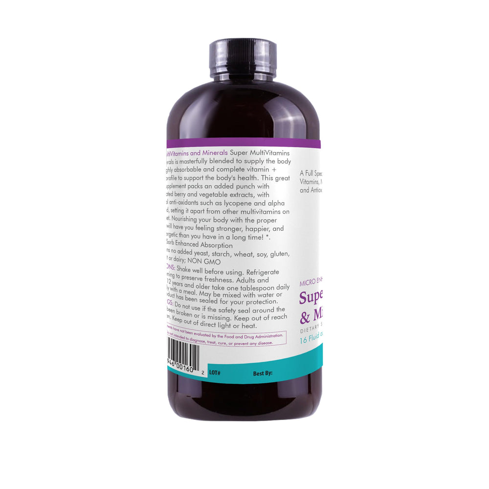 Life Solutions liquid multivitamin label highlights key ingredients for informed choices