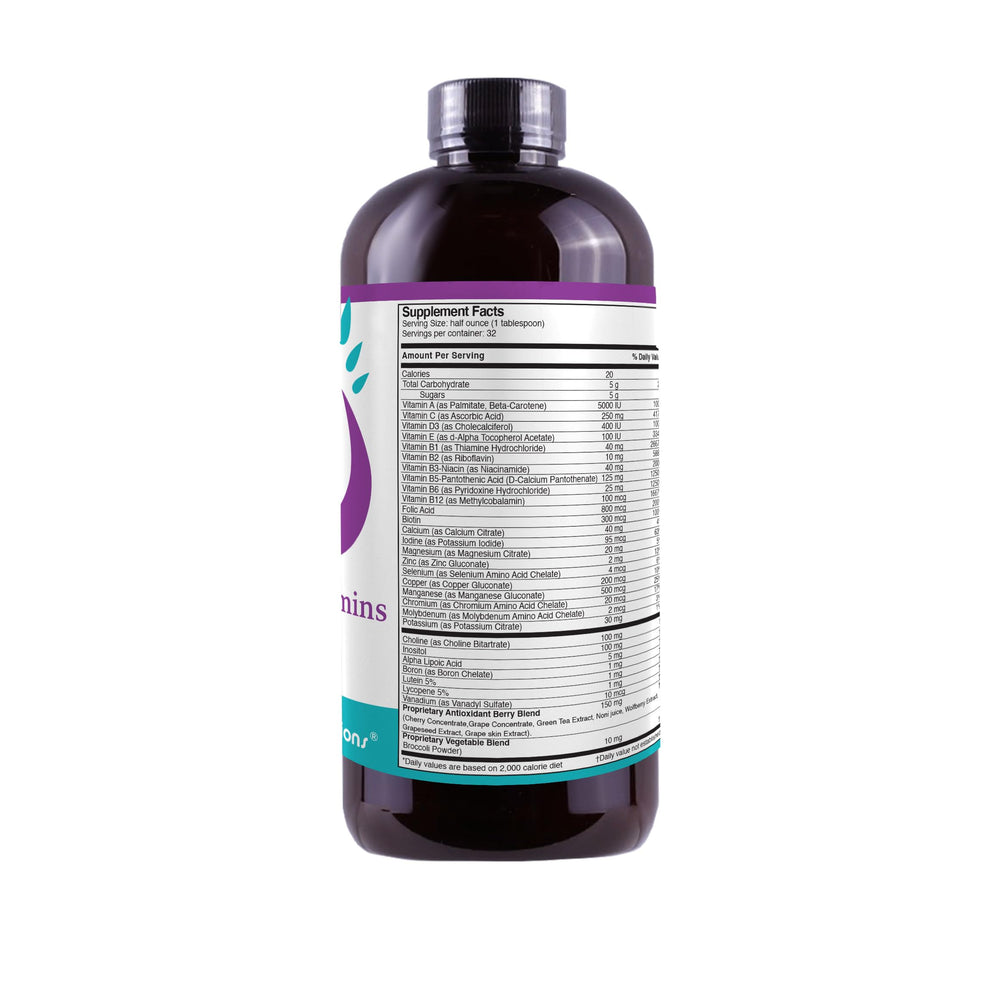 Life Solutions packaging display emphasizes premium quality and liquid convenience
