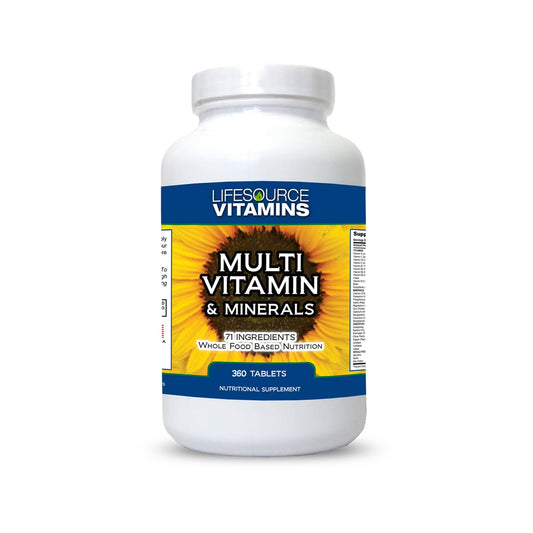 LifeSource Vitamins packaging highlights premium whole-food nutrients for daily nourishment.