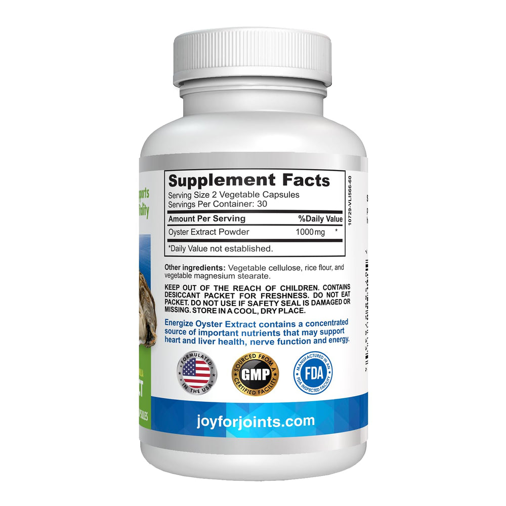 Oyster farm in clean Pacific waters used for Lifespan Energize extract