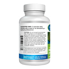 Packaging of Lifespan Energize Oyster Extract highlighting 60 vegan capsules