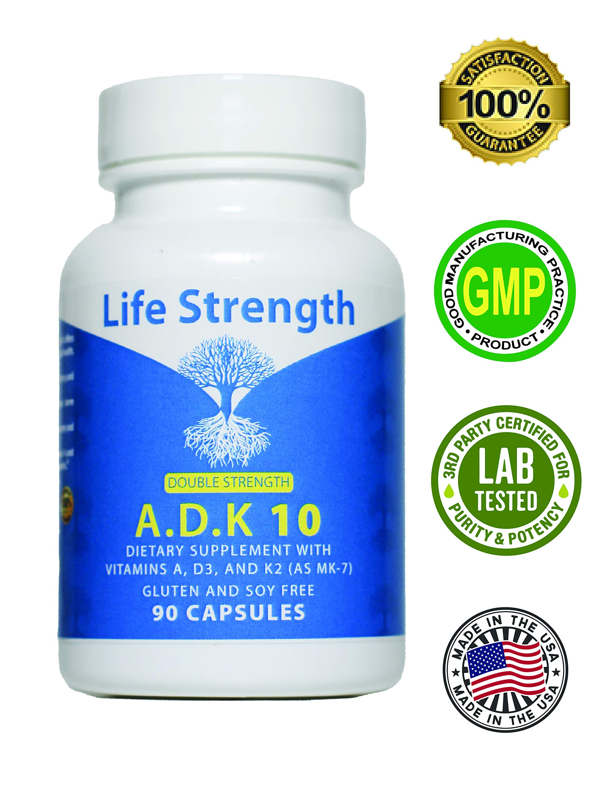 LifeStrength ADK 10 features an allergen-free, gluten- and soy-free vitamin blend.