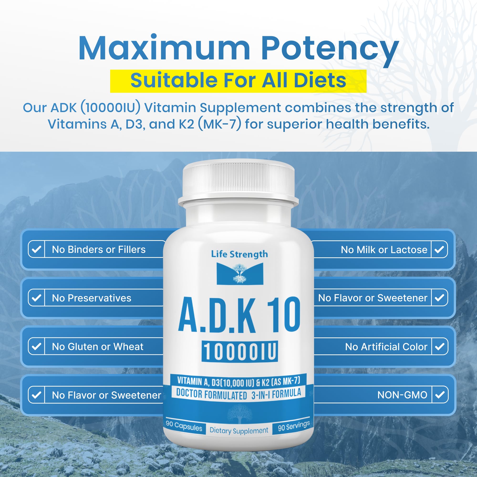 LifeStrength ADK bottle sits on desk as part of routine