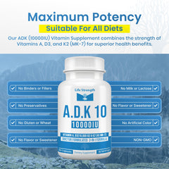 LifeStrength ADK bottle sits on desk as part of routine