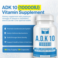LifeStrength ADK capsules close-up show small, easy-to-swallow form