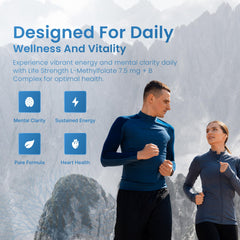 LifeStrength tiny vegan capsule design enabling easy swallowing.