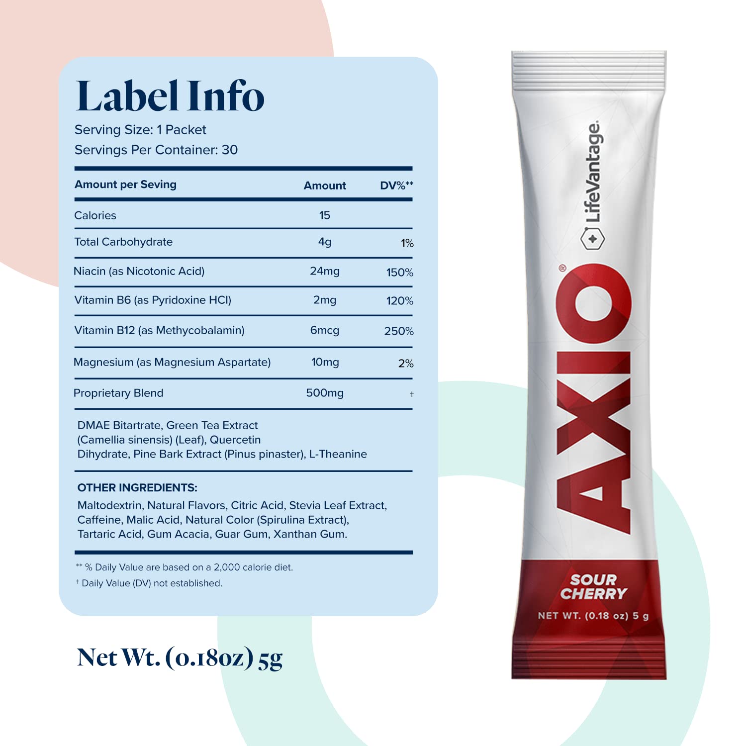 AXIO powder being poured into water for clean energy and smooth mixing.